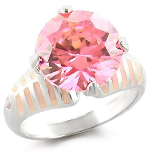 49707 High-Polished 925 Sterling Silver Ring with